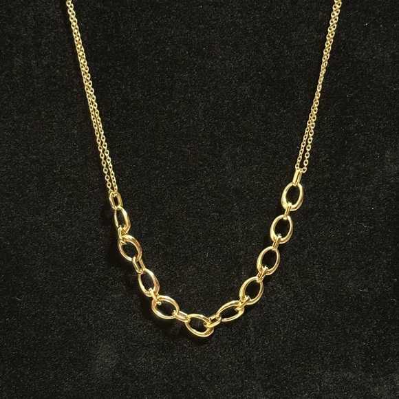 Argento Vivo Jewelry - NWT- Argento Vivo
Oval Frontal Necklace, 16"-18"